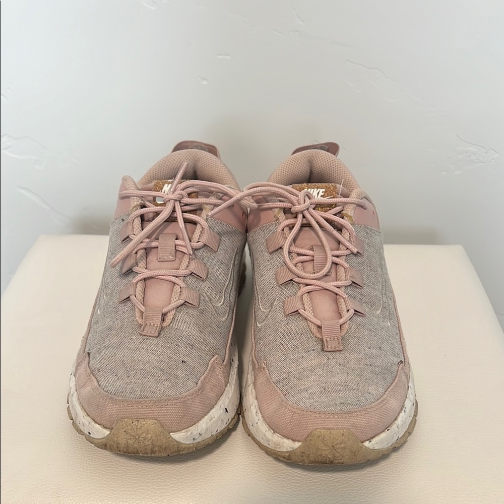 Nike Pink and Gray Crater Impact Sneakers- In great condition